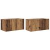 vidaXL Tv-meubelset 4 pcs Oud Hout 60 x 30 x 30 cm Bewerkt hout