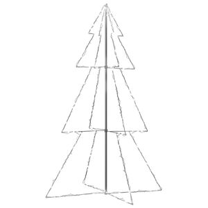 vidaXL Kegelkerstboom 240 LED's binnen en buiten 118x150 cm