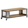 vidaXL Salontafel 100x50x35 cm massief mangohout