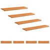 vidaXL Trapmatten 8 st Licht Bruin 110 x 25 x 2 cm Massief beukenhout