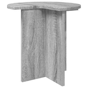 vidaXL Bijzettafel Grijs sonoma &Oslash; 39 x 38 cm Bewerkt hout