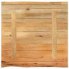 vidaXL Tafelblad met natuurlijke rand 60x60x3,8 cm massief mangohout