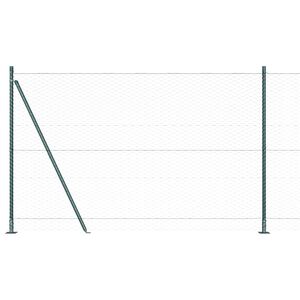 vidaXL Gelast Draadhek met Betonnen Basis 100 x 1,4 m (B x H)