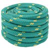 vidaXL Boottouw 4 mm 25 m Groen