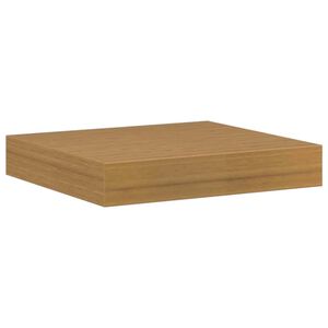 vidaXL Wandplank Muurmontage Beige 23 x 23,5 x 3,8 cm Bewerkt hout