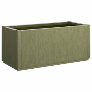 vidaXL Tuinbloembak Groen 80 x 36 x 35 cm PP