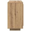 vidaXL Dressoir Artisan Eiken 80 x 40 x 75 cm Bewerkt hout