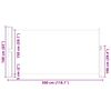 vidaXL Wind-/zonnescherm uittrekbaar 160x300 cm rood