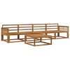 vidaXL Buiten bankenset 5 pcs Naturel Massief Acaciahout