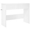 vidaXL Consoletafel Wit 96,5 x 38 x 75 cm Bewerkt hout