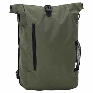 vidaXL Fietstas Olijfgroen 31 x 13 x 58 cm Polyester