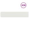 vidaXL Gazonranden 30 st 20x103 cm koudgewalst staal wit