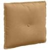 vidaXL Rugkussen Bruin 50 x 45 cm Cordstof