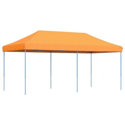 vidaXL Partytent inklapbaar pop-up 580x292x315 cm oranje