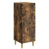 vidaXL Dressoir Gerookt eiken 33 x 34,5 x 90 cm Bewerkt hout