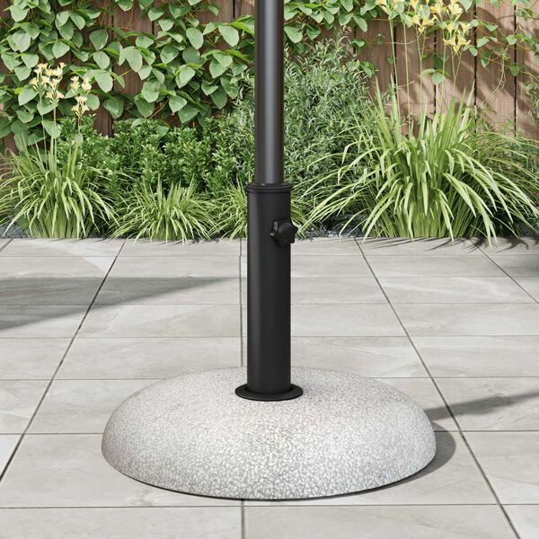 vidaXL Parasolvoet Lichtgrijs Grijs 45 x 45 x 40 cm Beton en Metaal