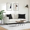 vidaXL Sofa Kussens 2 pcs Zwart 70 x 50 cm Stof