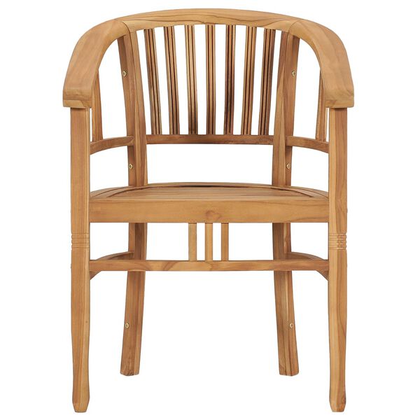 vidaXL 5-delige Tuinset massief teakhout