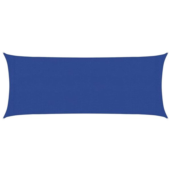 vidaXL Zonnezeil 160 g/m&sup2; 2x4,5 m HDPE blauw