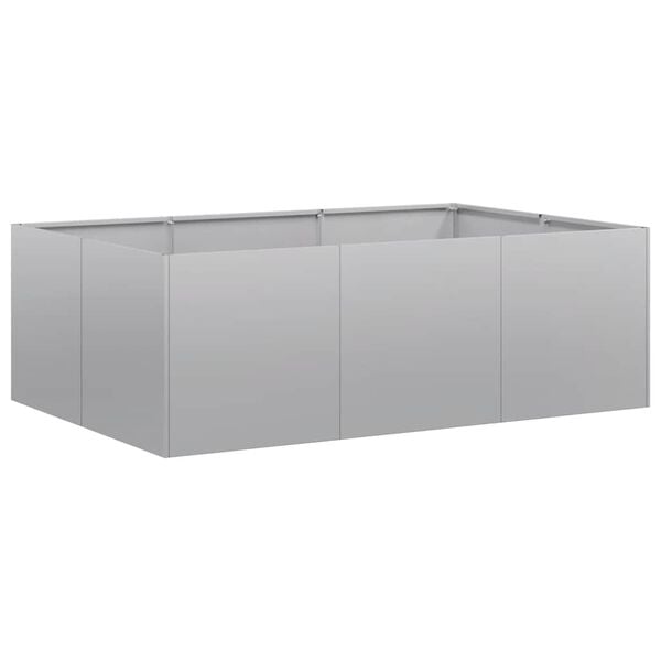 vidaXL Plantenbak 120x80x40 cm gegalvaniseerd staal