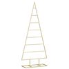 vidaXL Metalen kerstboom Goud 125 cm Poedergecoat staal
