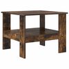 vidaXL Salontafel Gerookt eiken 57 x 55 x 45 cm Bewerkt hout