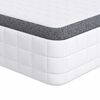 vidaXL Matras Wit en Grijs 90 x 190 cm Bonell Veer