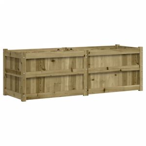 vidaXL Plantenbak 150x50x50 cm ge&iuml;mpregneerd grenenhout