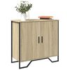 vidaXL Dressoir 78x35,5x74,5 cm bewerkt hout sonoma eikenkleurig