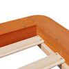 vidaXL Bedframe zonder matras massief grenenhout wasbruin 90x200 cm