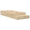 vidaXL Opbergbedframe met lade Sonoma Eiken 100 cm Bewerkt hout