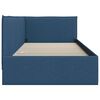 vidaXL Hoekbedframe met hoofdeinde Blauw 80 x 200 cm Fluweel