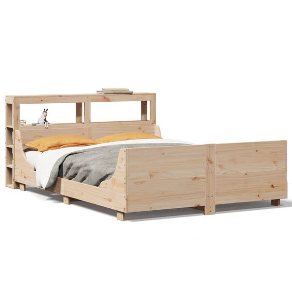 vidaXL Bedframe zonder matras massief grenenhout 120x200 cm
