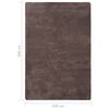 vidaXL Vloerkleed teddy 200x140 cm taupe