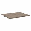 vidaXL Tuinbankkussen 120x(50+50)x7 cm oxford stof taupe