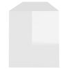 vidaXL Tv-meubel 120x30x40,5 cm bewerkt hout hoogglans wit