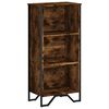 vidaXL Boekenkast 50x31x106 cm bewerkt hout gerookt eikenkleurig