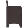 vidaXL Tuinstoel 2 pcs Bruin 53 x 49 x 85 cm PP