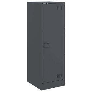 vidaXL Dressoir 34,5x39x107 cm staal antracietkleurig