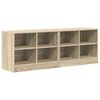 vidaXL Bed kast 2 st Sonoma Eiken 66 x 33 x 48 cm Bewerkt hout