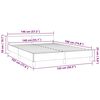 vidaXL Bedframe zonder matras 140x190 cm fluweel donkerblauw