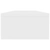vidaXL Monitorstandaard 100x24x13 cm bewerkt hout wit