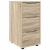 vidaXL Opbergkast 40 x 48 x 81 cm Bewerkt hout Sonoma Eiken
