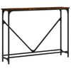 vidaXL Wandtafel 102x22,5x75 cm bewerkt hout gerookt eikenkleurig