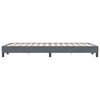 vidaXL Bedframe zonder matras 120x220 cm fluweel donkergrijs