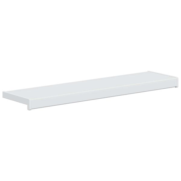 vidaXL Raamsokkel Wit 80 x 20 x 4,5 cm PVC