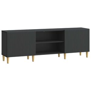 vidaXL TV-kast Zwart 150 x 31 x 50 cm Bewerkt hout