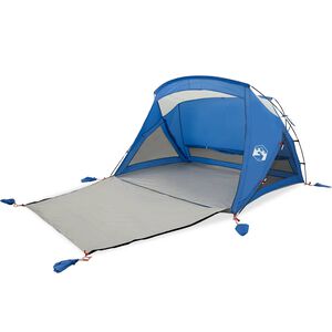 vidaXL Strandtent 2-persoons waterdicht azuurblauw