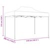 vidaXL Partytent Blauw 280 x 410 x 315 cm Oxford Stof