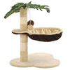 vidaXL Kattenkrabpaal met sisal krabpaal 50 cm beige en bruin